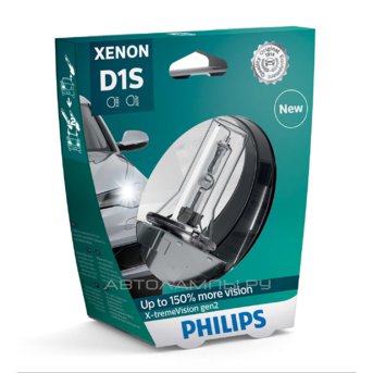 D1S 85V-35W (PK32d-2) 4800K X-tremeVision gen 2 (Philips) 85415XV2S1