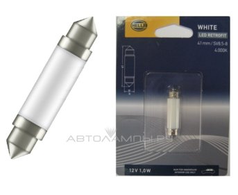 Fest 41 12V-LED (SV8,5) 5000K 1,0W T10,5 Retrofit (��.1��.) 8GL 178 560-581