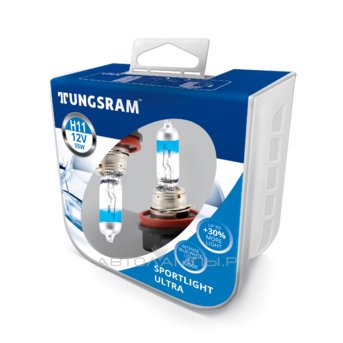 H11 12V- 55W (PGJ19-2) (белый свет-голуб.оттен.) Sportlight Ultra (п.уп.2шт.) 93116887 53110SBU PB2