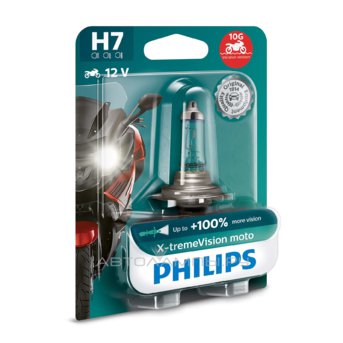 H7 12V- 55W (PX26d) (+130% �����) X-tremeVision Moto 12972XV+BW