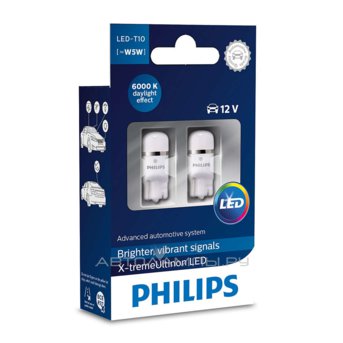 W5W 12V-LED (W2,1x9,5d) 6000K 1,0W X-tremeVision LED (��.2��.) WBT10 (360) 127996000KX2